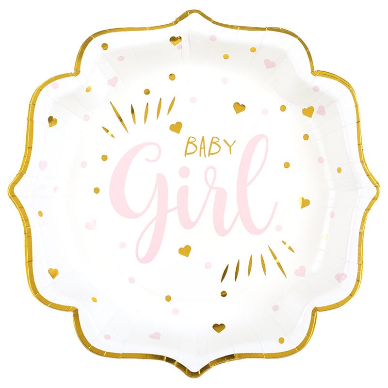 Baby Girl - Tallrikar 10-pack