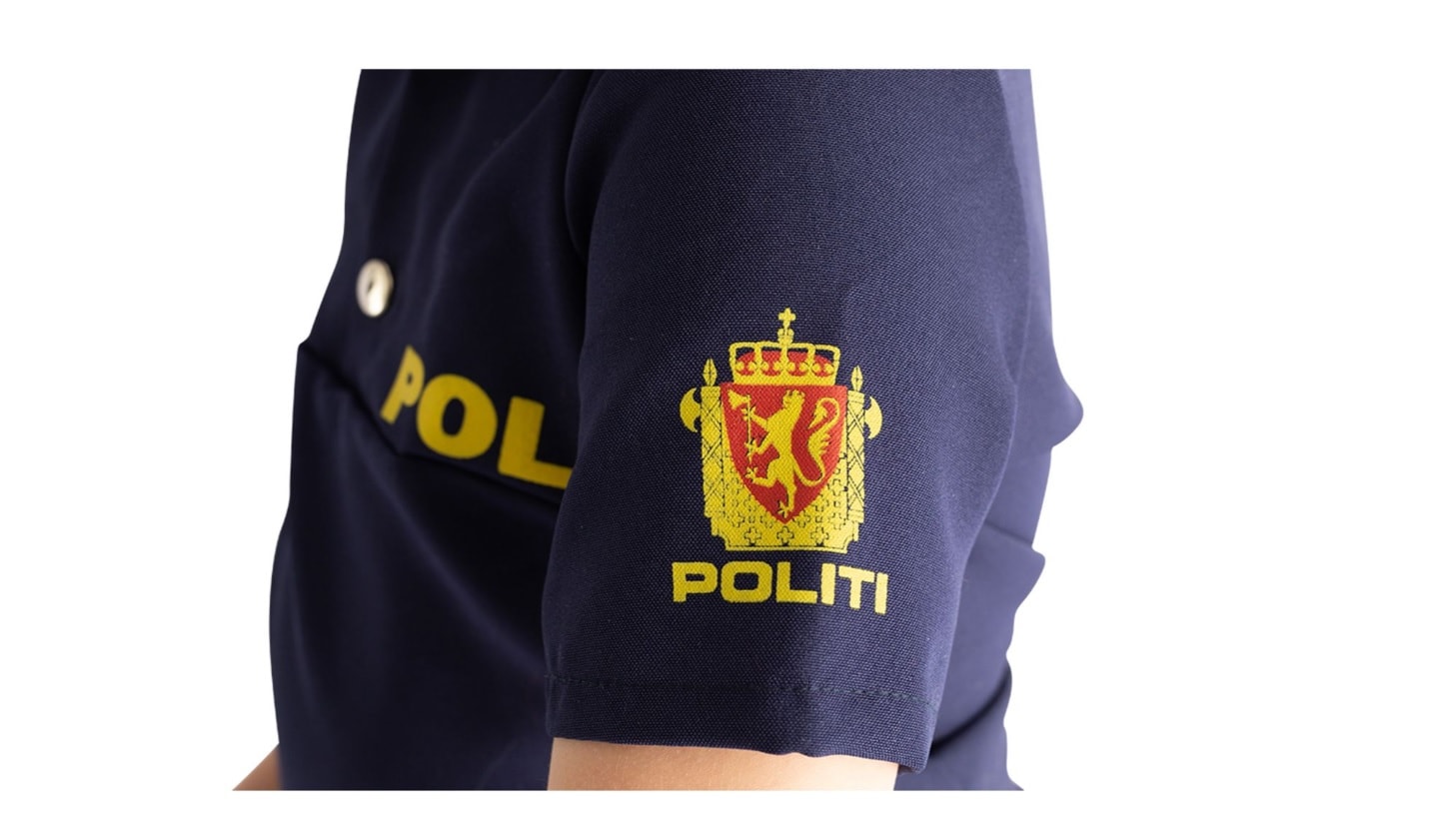 Norsk Polis Maskeraddräkt Barn 3-8 år