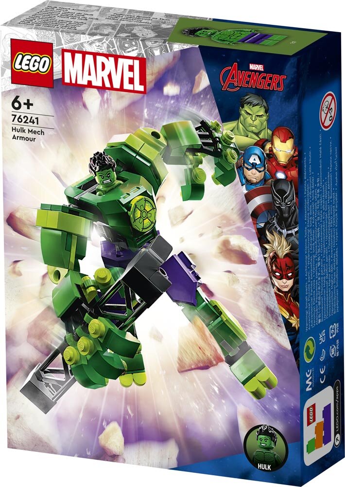 LEGO Marvel - Hulk i robotutrustning 6+