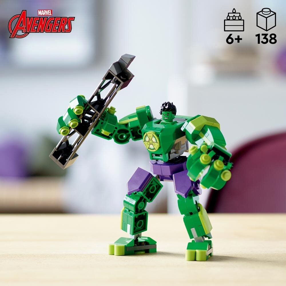 LEGO Marvel - Hulk i robotutrustning 6+