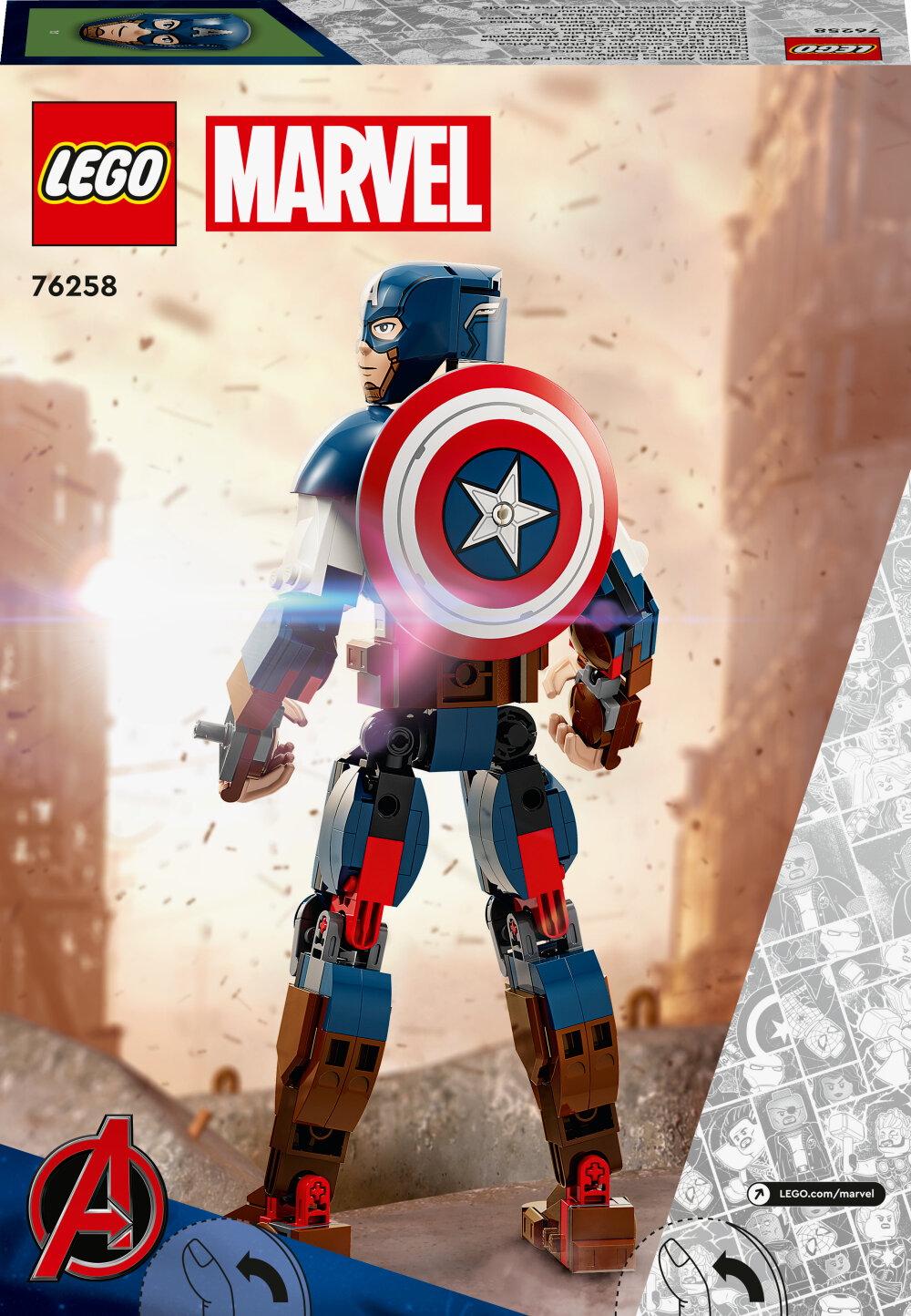 LEGO Avengers - Captain America byggfigur 8+