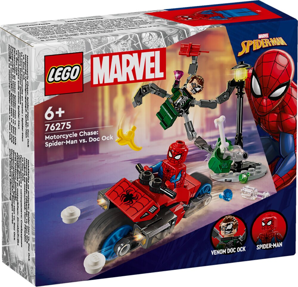 LEGO Marvel - Motorcykeljakt: Spider-Man mot Doc Ock 6+