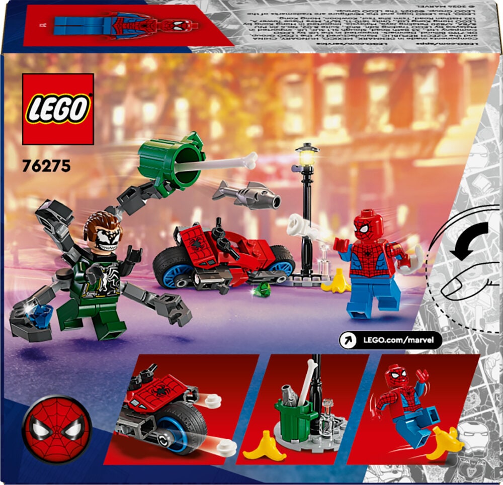 LEGO Marvel - Motorcykeljakt: Spider-Man mot Doc Ock 6+