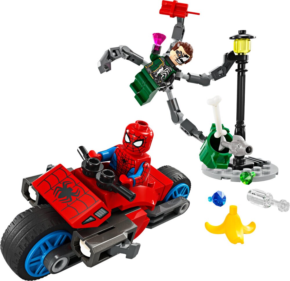 LEGO Marvel - Motorcykeljakt: Spider-Man mot Doc Ock 6+