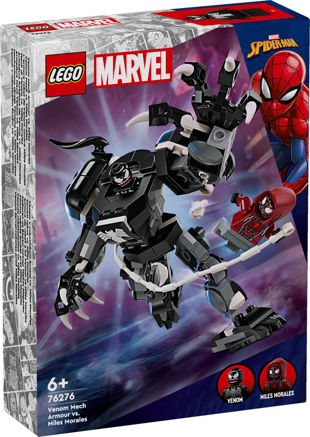 LEGO Marvel - Venoms robotutrustning mot Miles Morales 6+