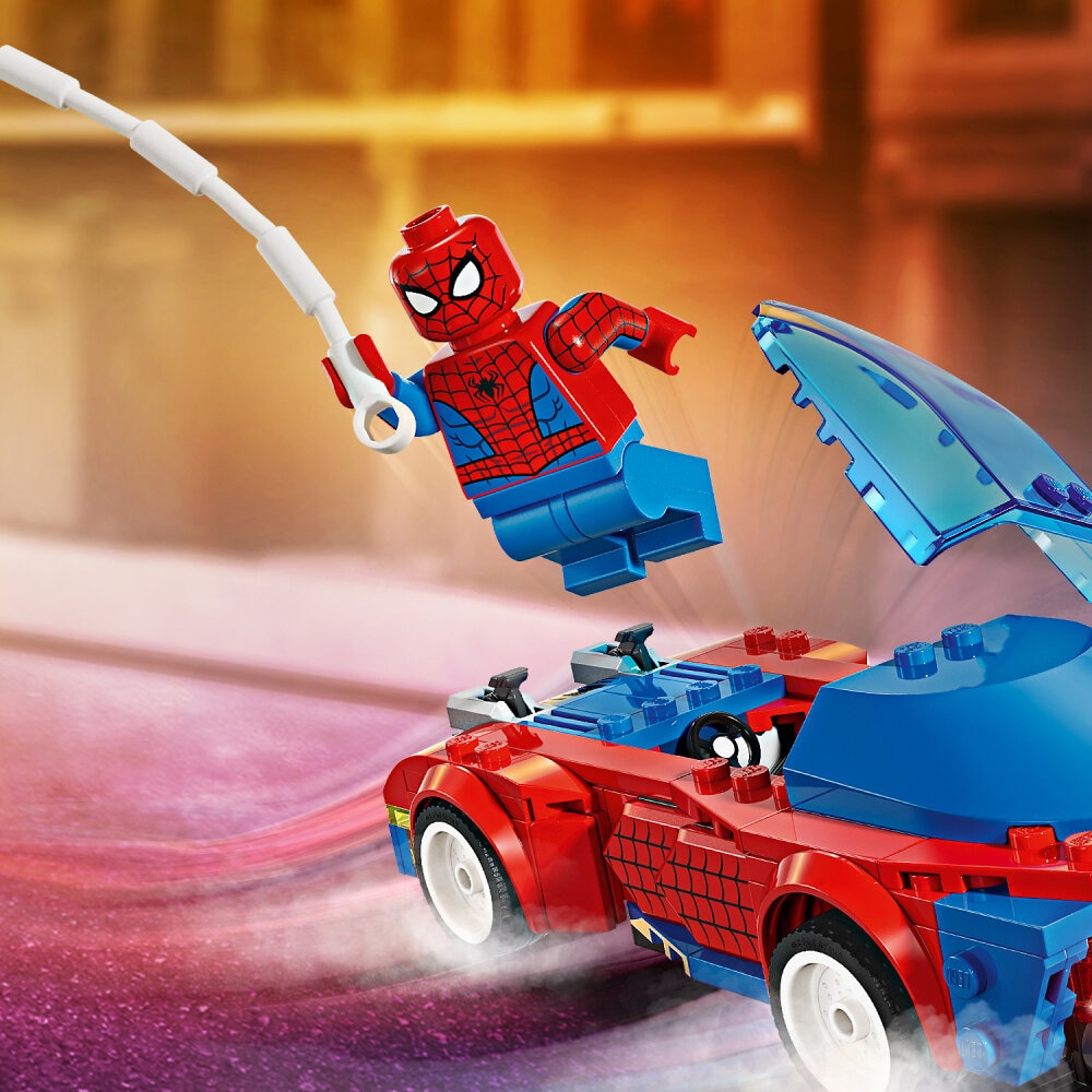 LEGO Marvel - Spider-Mans racerbil & Venom Green Goblin 7+
