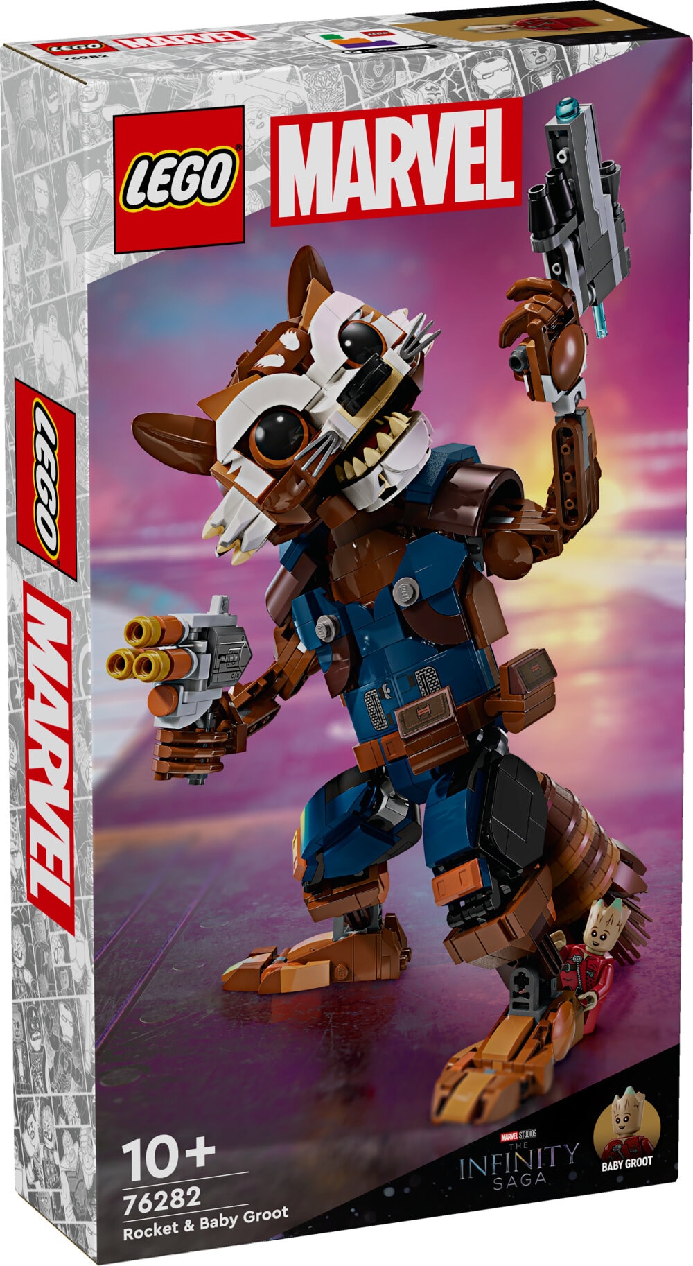 LEGO Marvel - Rocket & Baby Groot 10+