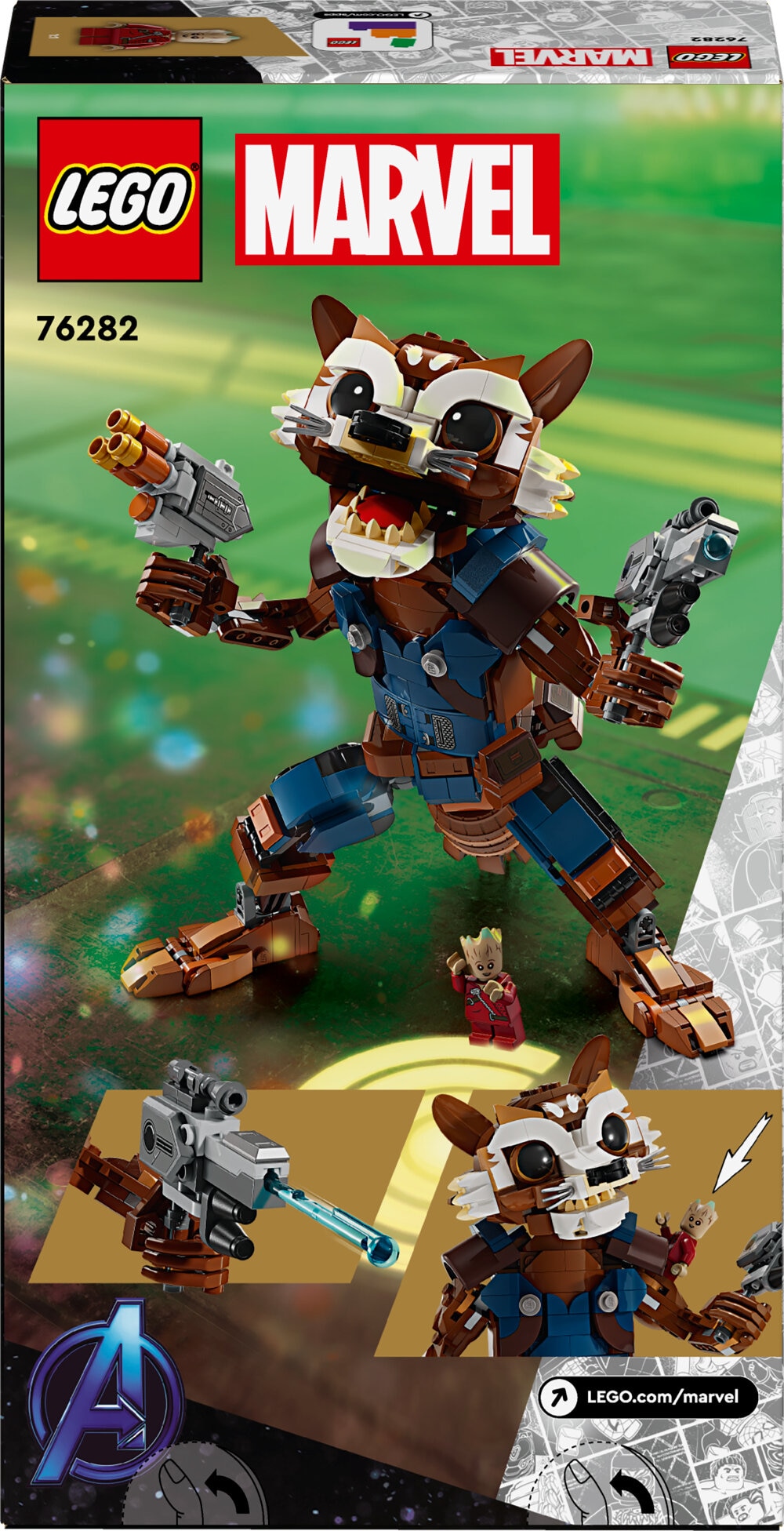 LEGO Marvel - Rocket & Baby Groot 10+