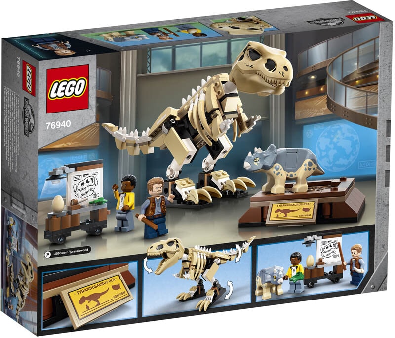 LEGO Jurassic World - Fossilutställning med T-Rex 7+