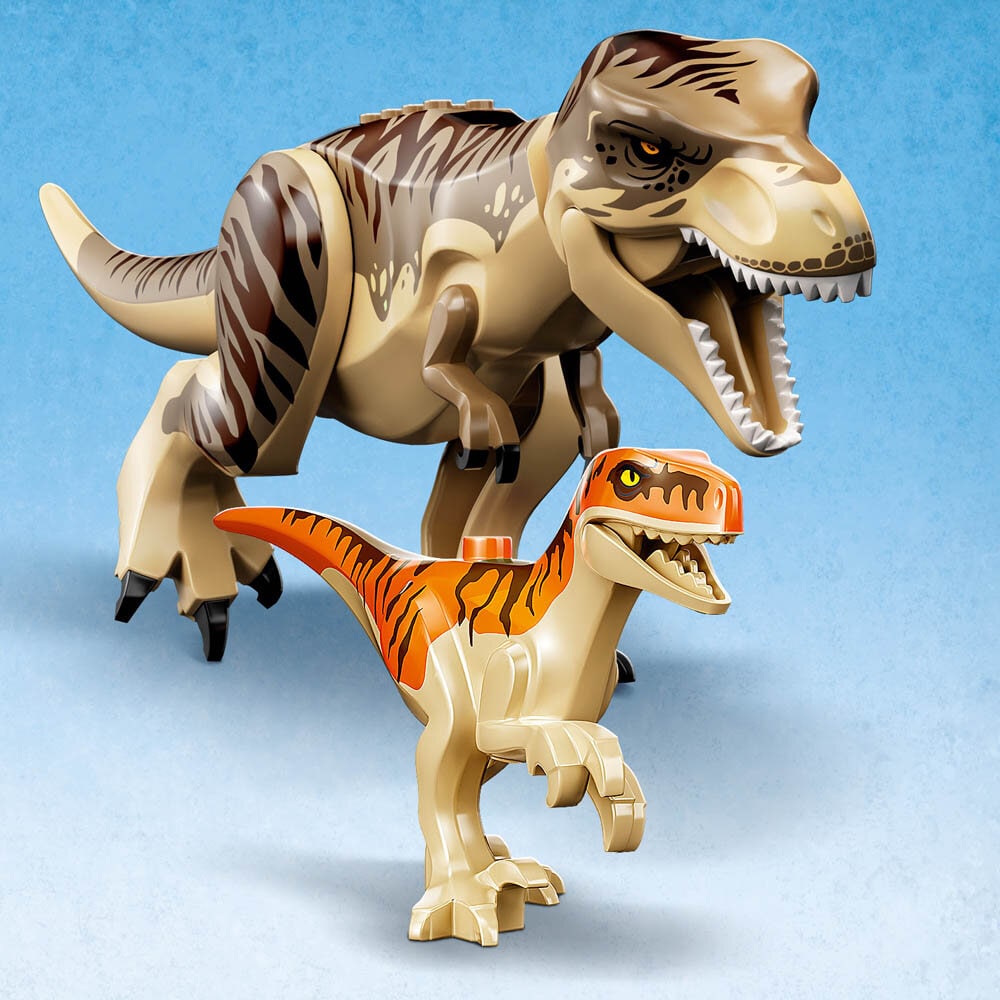 LEGO Jurassic World - T-Rex & Atrociraptor - Dinosaurieflykt 8+
