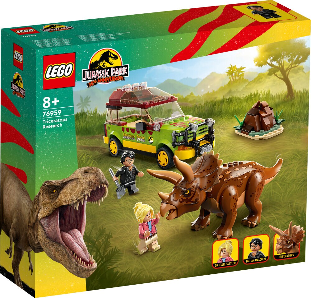 LEGO Jurassic World - Triceratopsforskning 8+