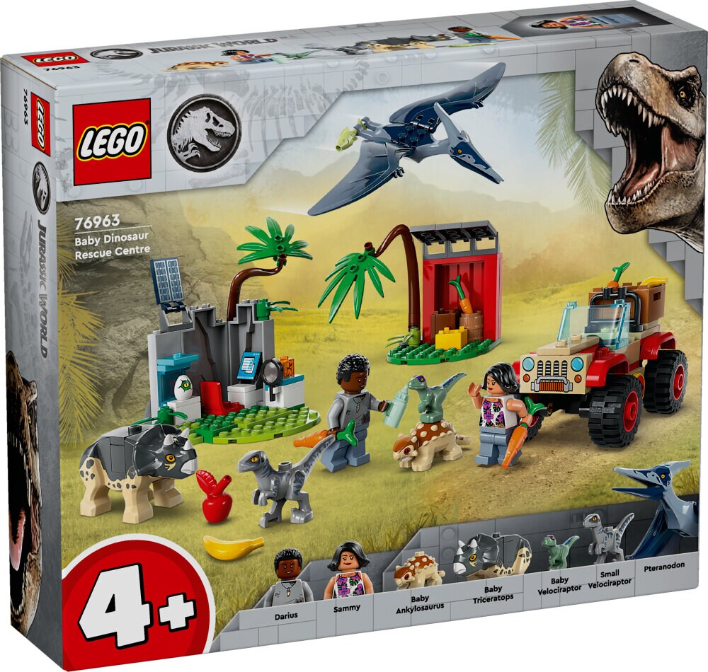 LEGO Jurassic World - Räddningscenter för dinosaurieungar 4+