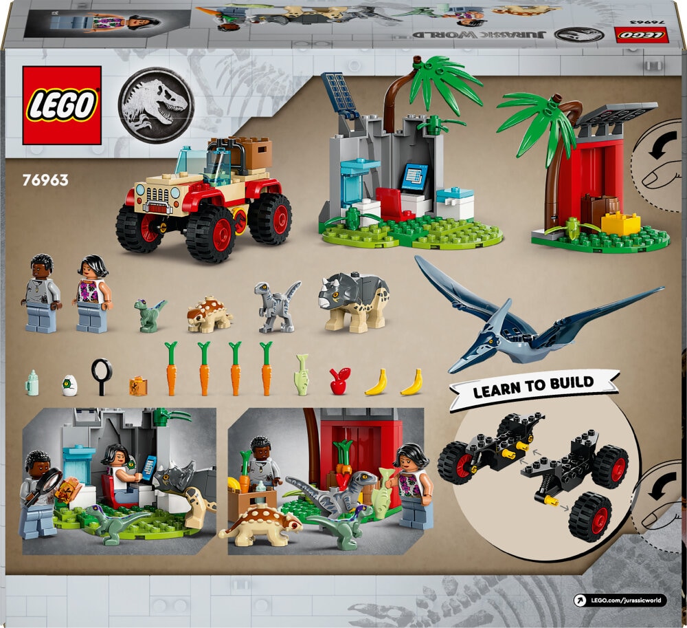 LEGO Jurassic World - Räddningscenter för dinosaurieungar 4+