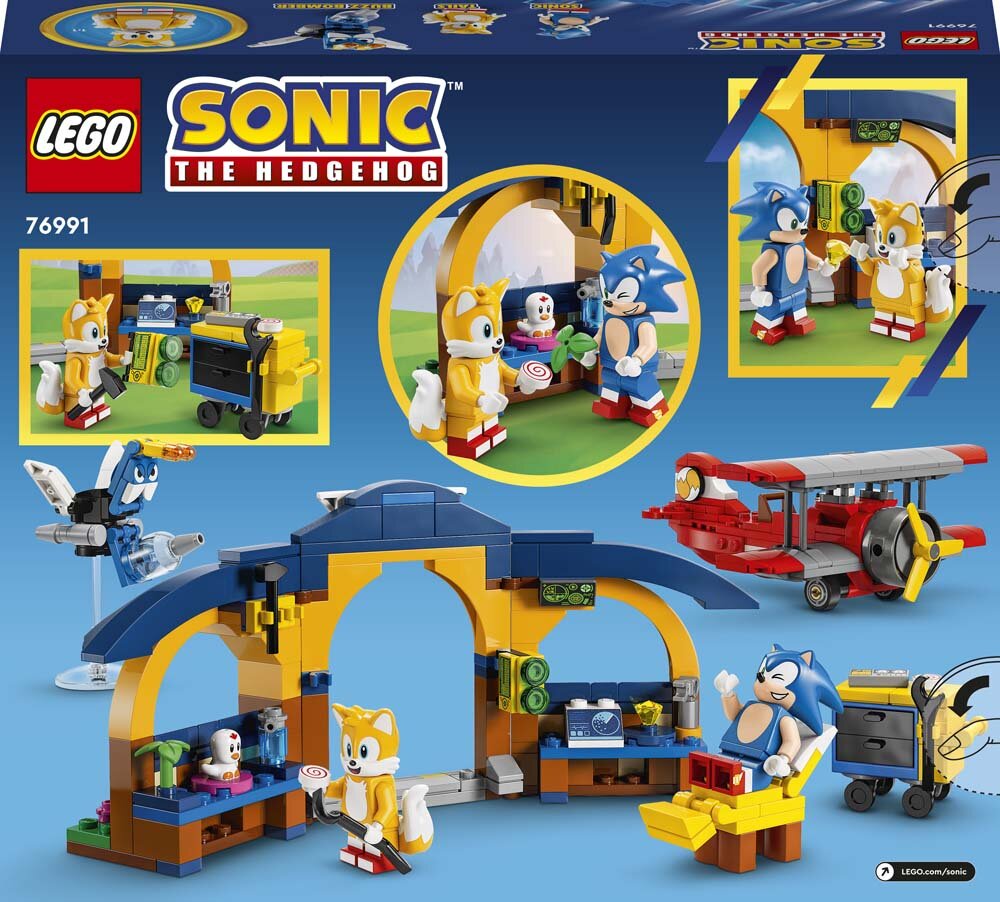 LEGO Sonic The Hedgehog - Tails verkstad och tornadoplan 6+