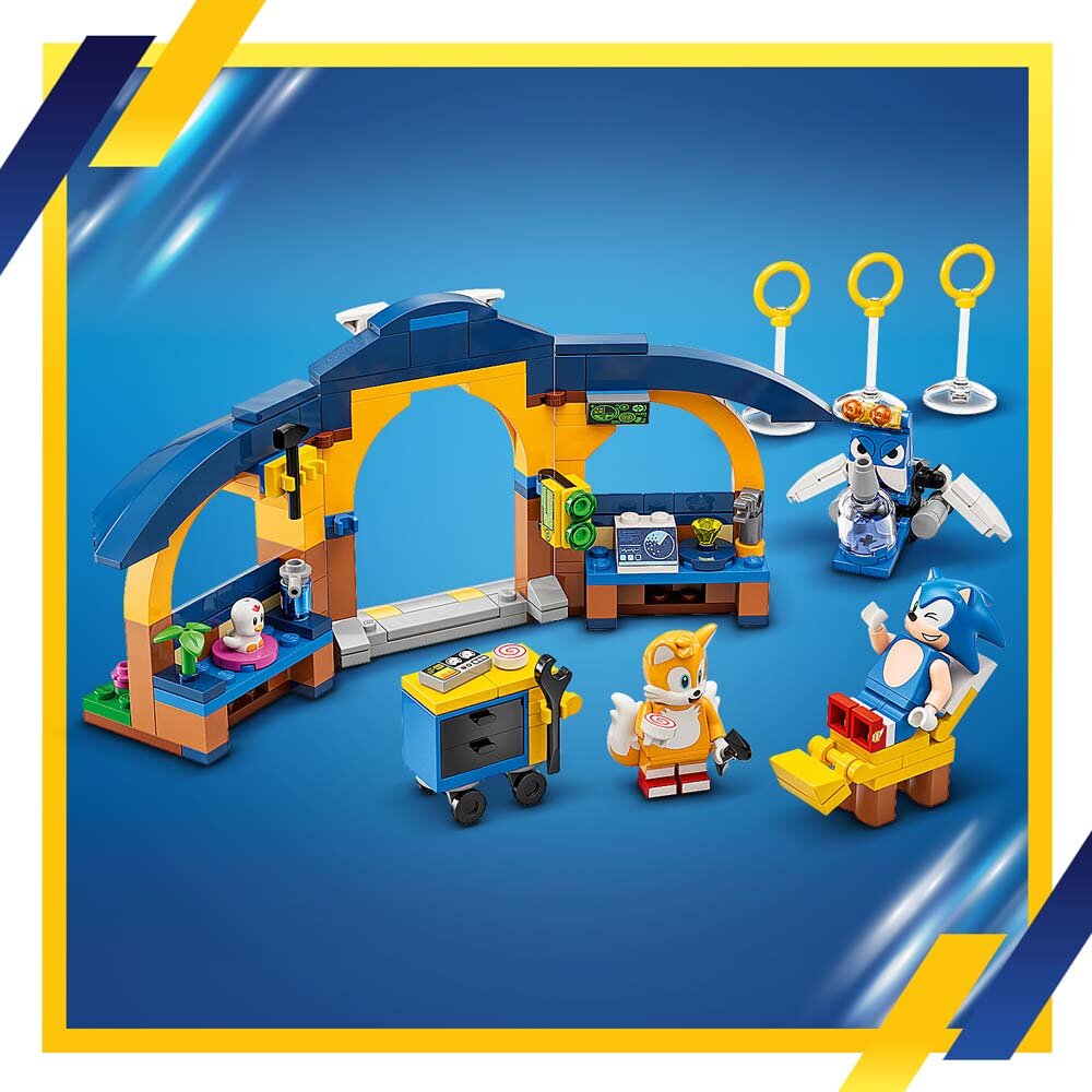 LEGO Sonic The Hedgehog - Tails verkstad och tornadoplan 6+