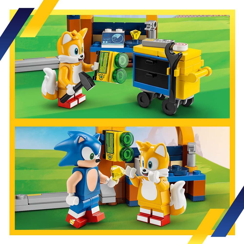 LEGO Sonic The Hedgehog - Tails verkstad och tornadoplan 6+