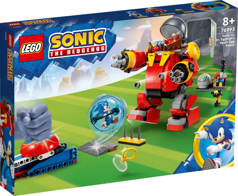 LEGO Sonic The Hedgehog - Sonic mot Dr. Eggmans dödsäggsrobot 8+