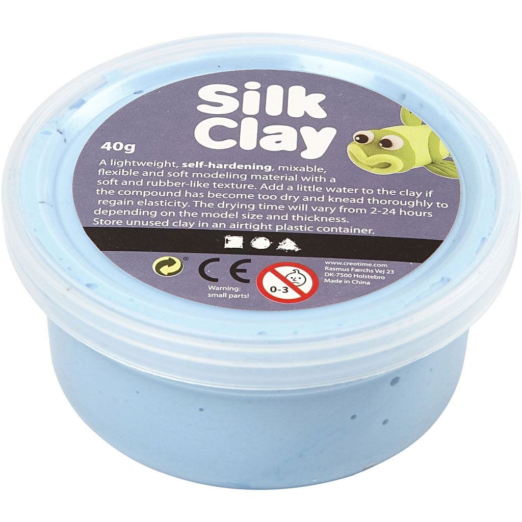 Silk Clay® - Ljusblå 40 gram