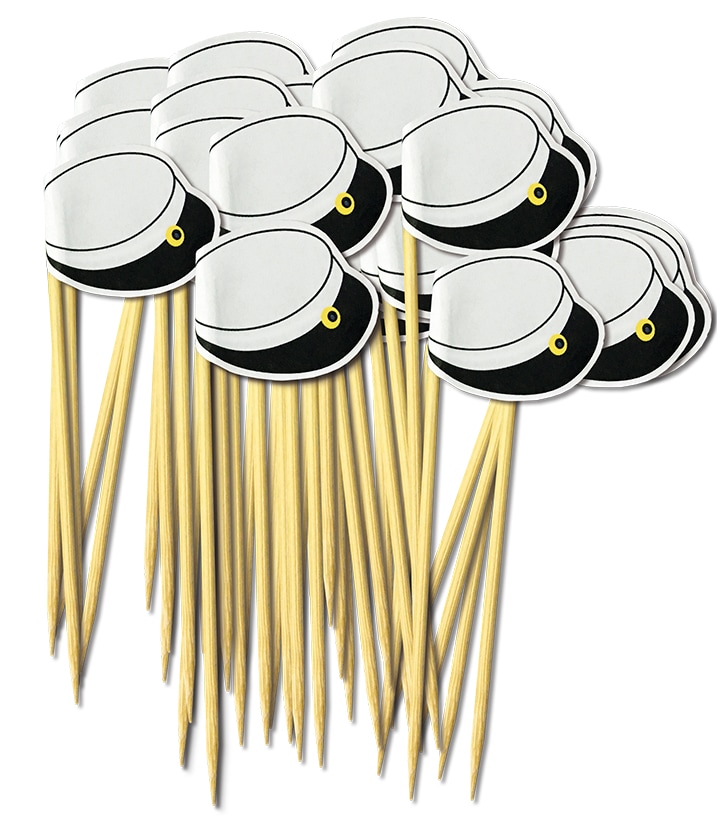 Cake Toppers - Studentmössor 50-pack