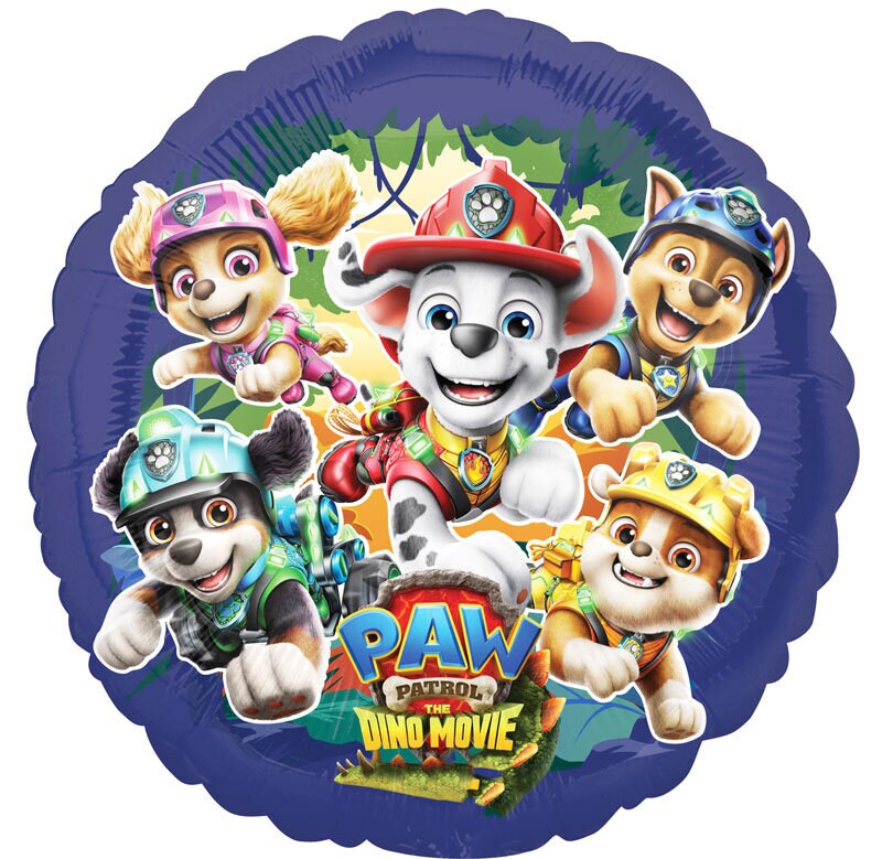Paw Patrol Dino Movie Folieballong 45 cm