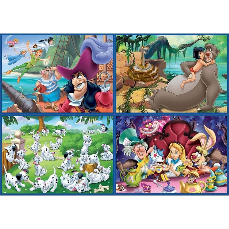 Educa Pussel - Disney Classics 4-pack 50-150 bitar