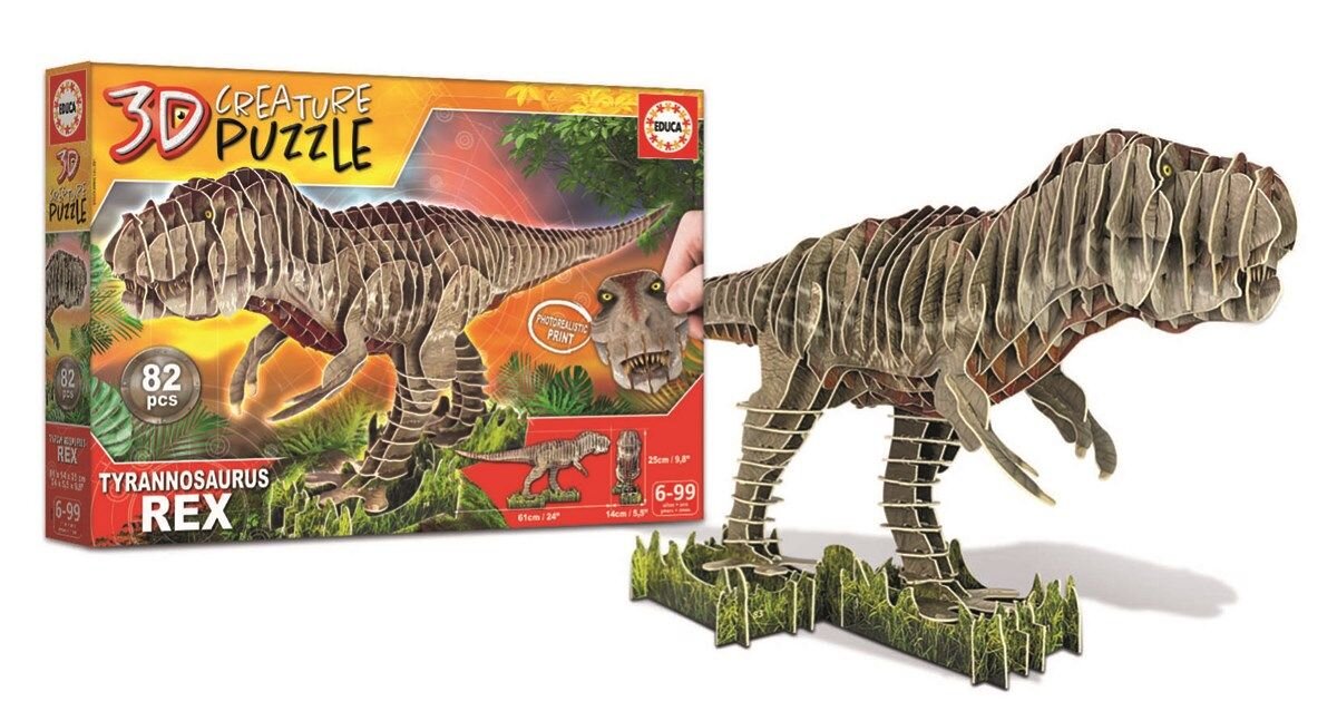 Educa 3D Pussel - T-Rex 82 bitar