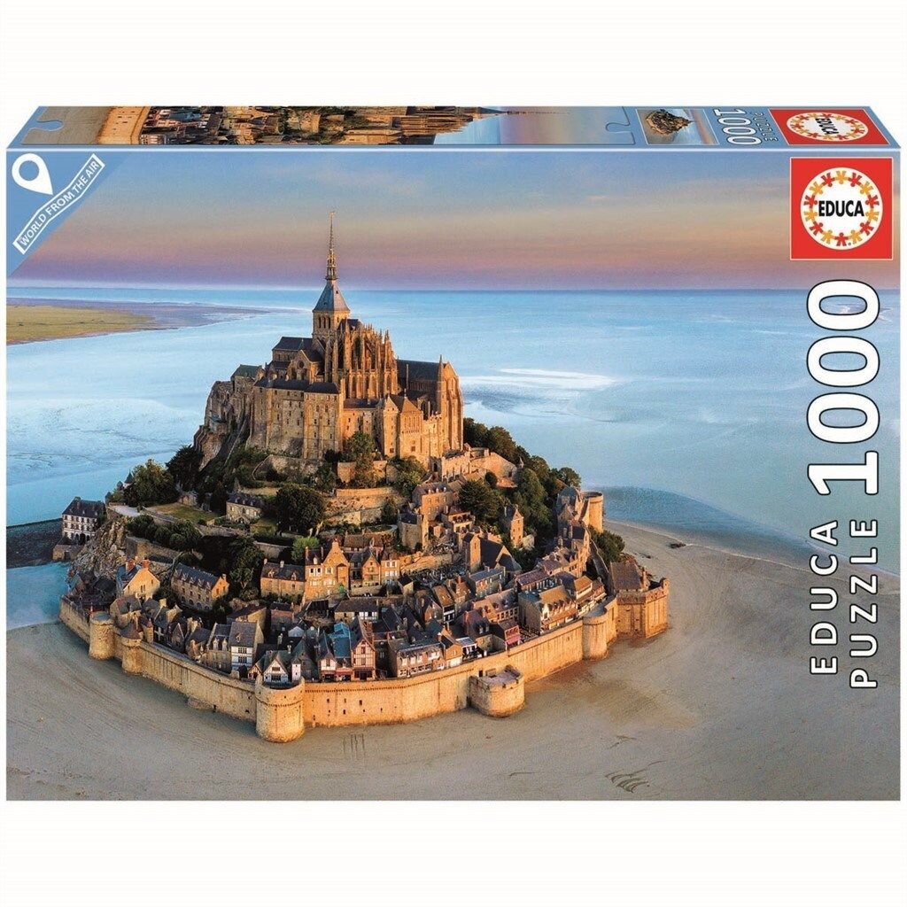 Educa Pussel, Mont Saint Michel 1000 bitar