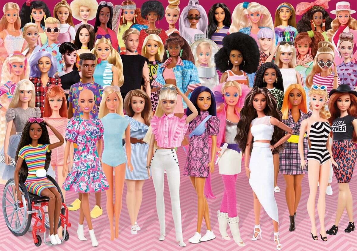 Educa Pussel - Barbie Fashion 1000 bitar