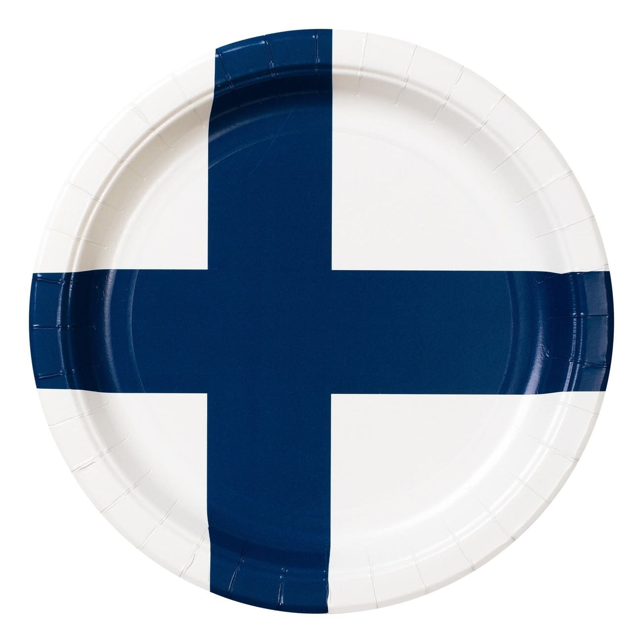 Tallrikar Finska Flaggan 8-pack