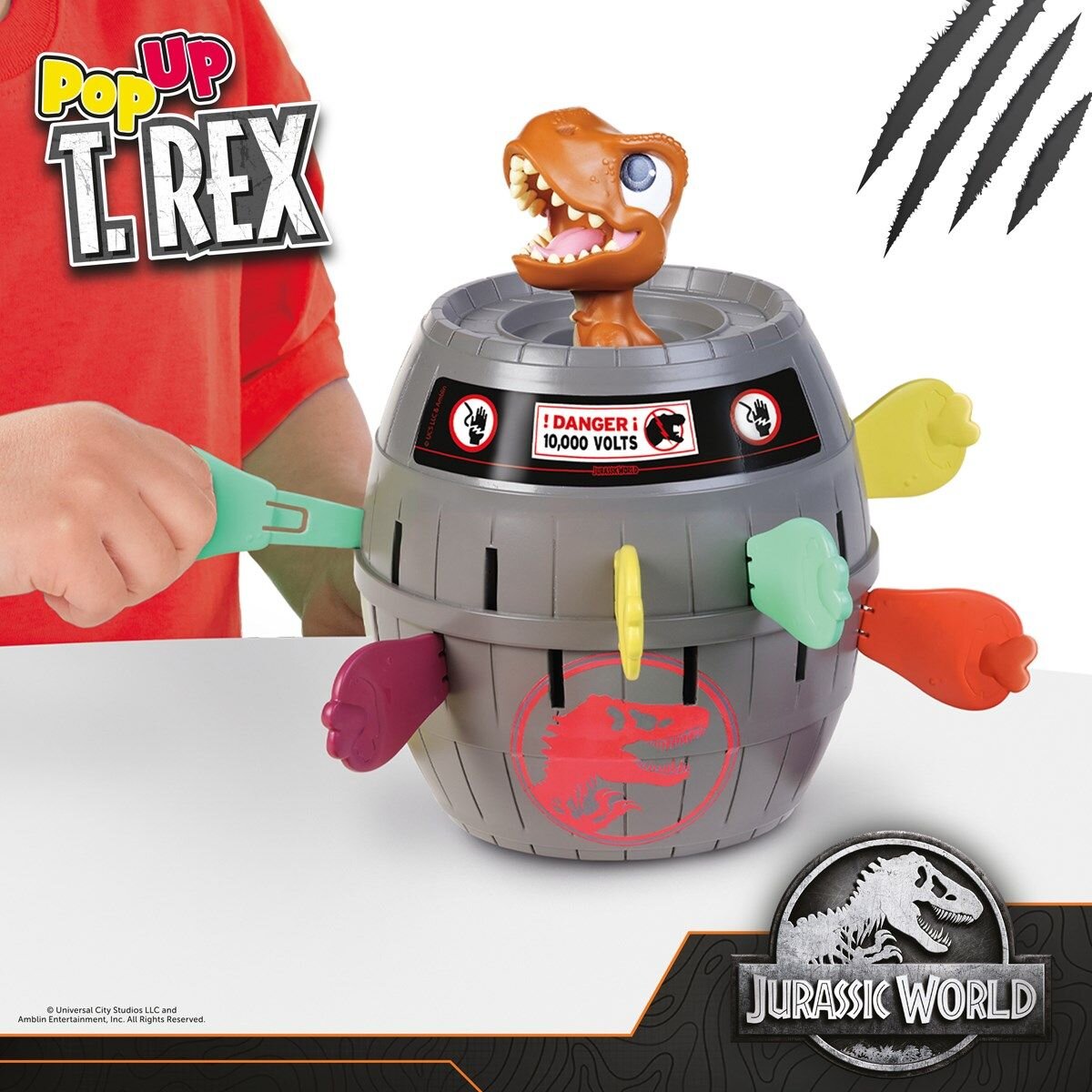 Jurassic World - Sällskapsspel Pop Up T-Rex