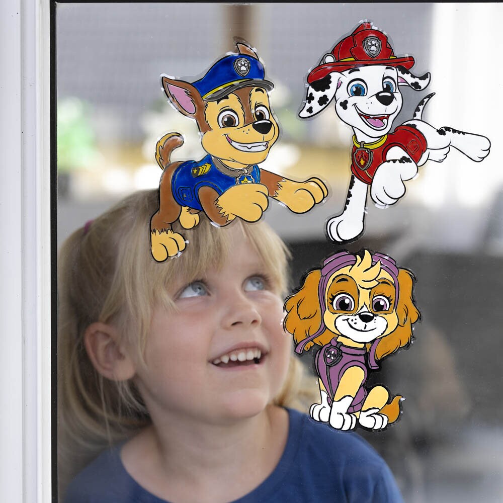 Paw Patrol Fönstermålning