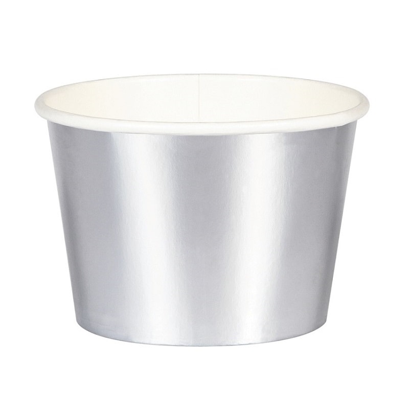 Glassbägare Silverfolierade 8-pack