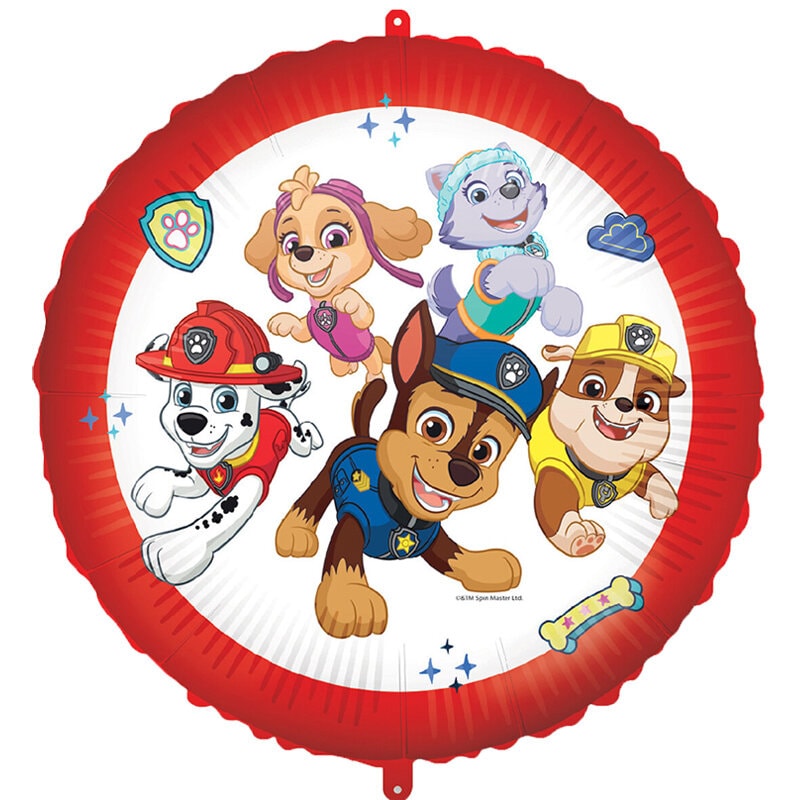 Paw Patrol - Folieballong med ballongvikt