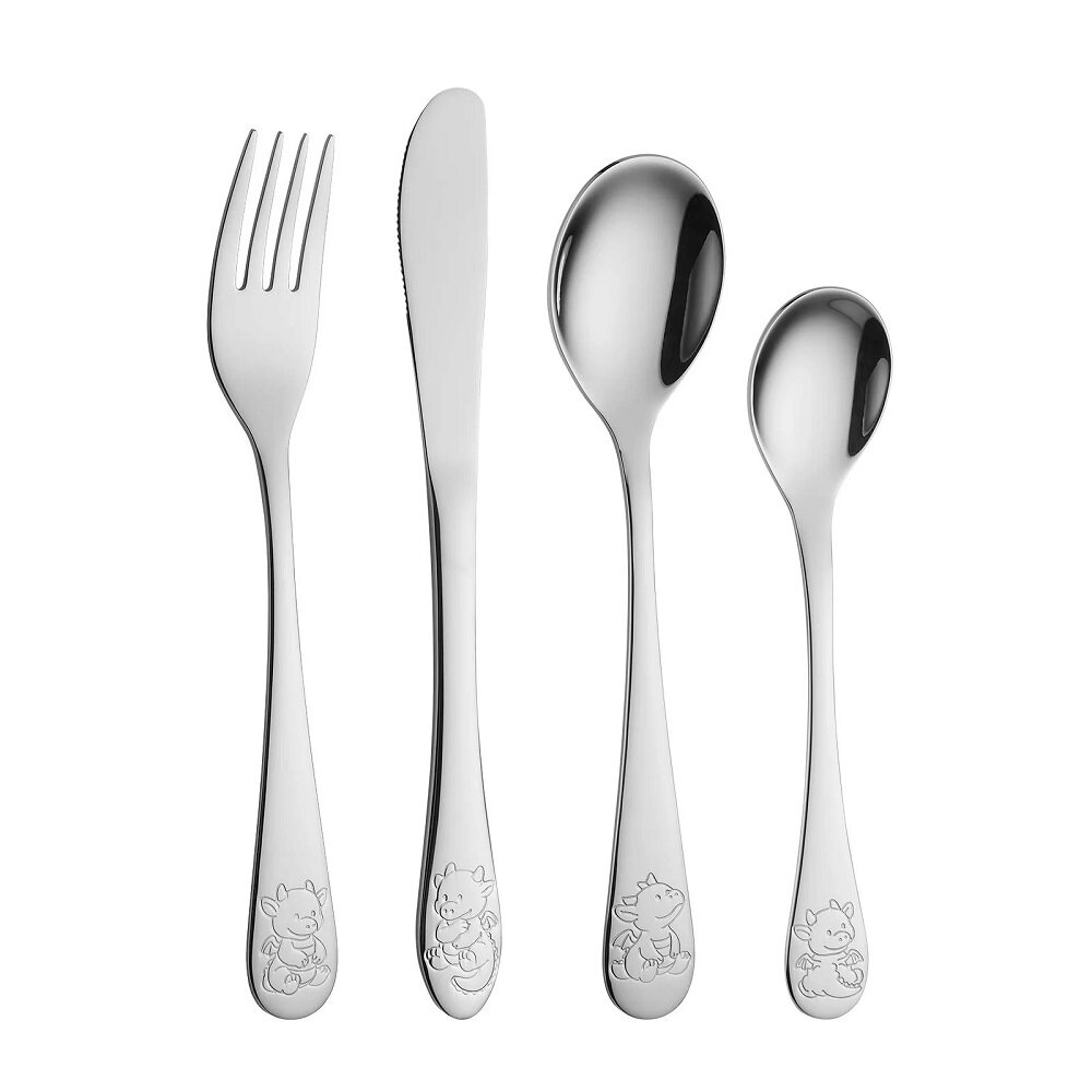 Doppresent Drake Bestickset med gosedjur