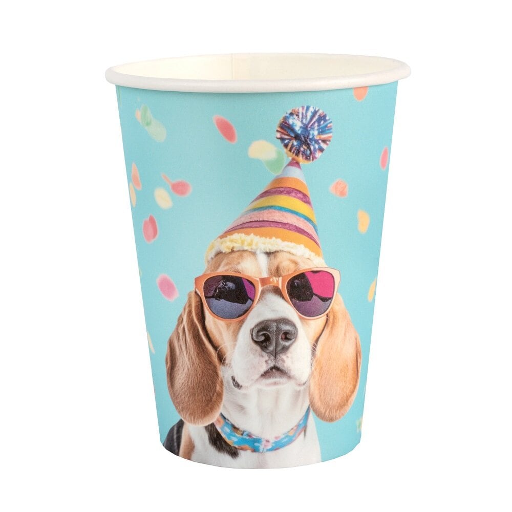 Party Dog Pappmuggar 6-pack