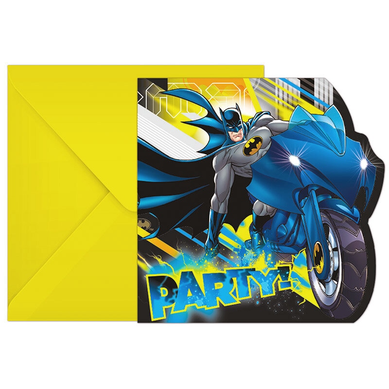 Batman - Inbjudningskort 6-pack