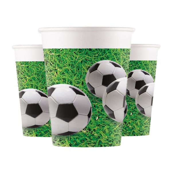 Football Party - Pappmuggar 8-pack