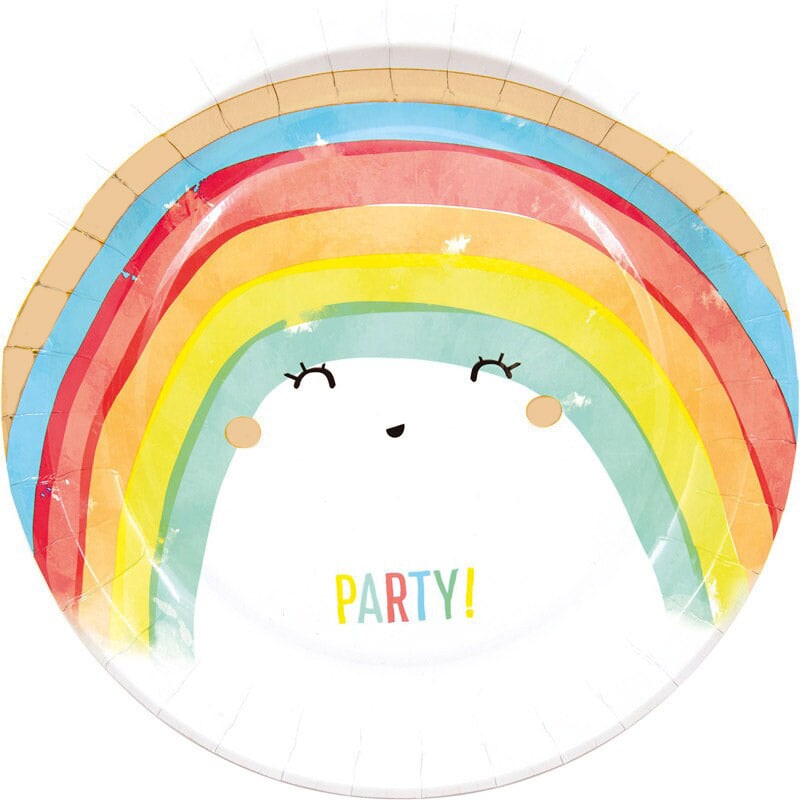 Rainbow Party - Tallrikar 8-pack