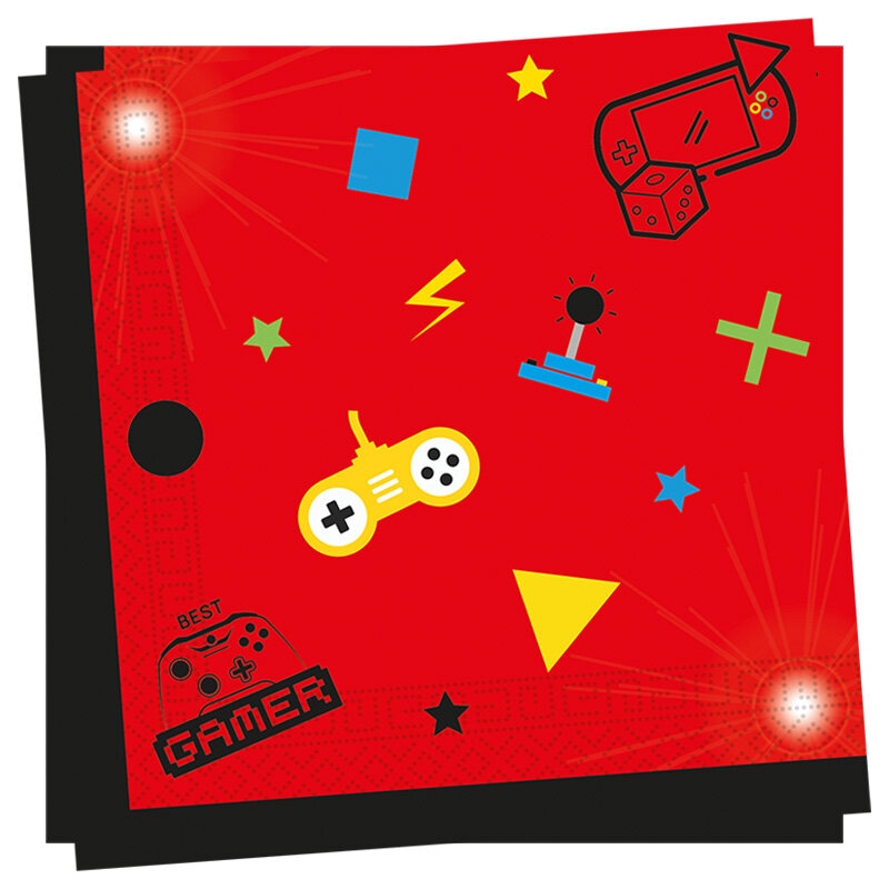 Gamers Party - Servetter 20-pack