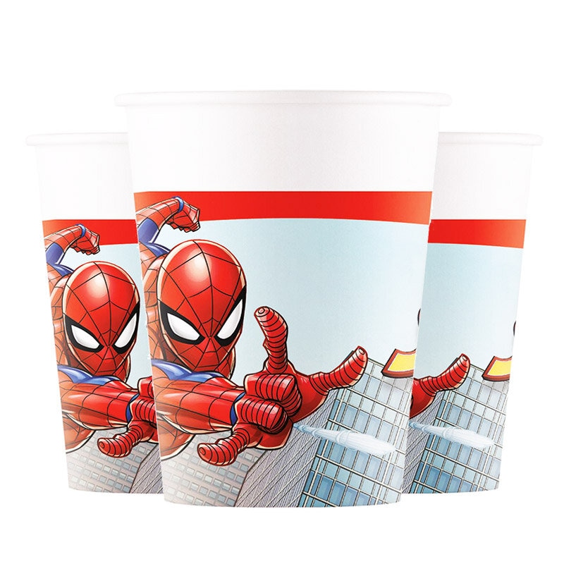 Spider-Man, Pappmuggar 8-pack