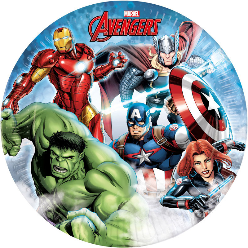 Avengers - Tallrikar 8-pack