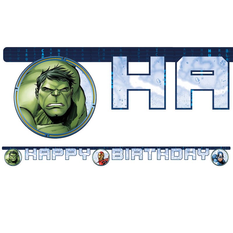 Avengers - Girlang Happy Birthday