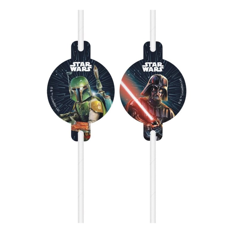 Star Wars - Pappsugrör 4-pack
