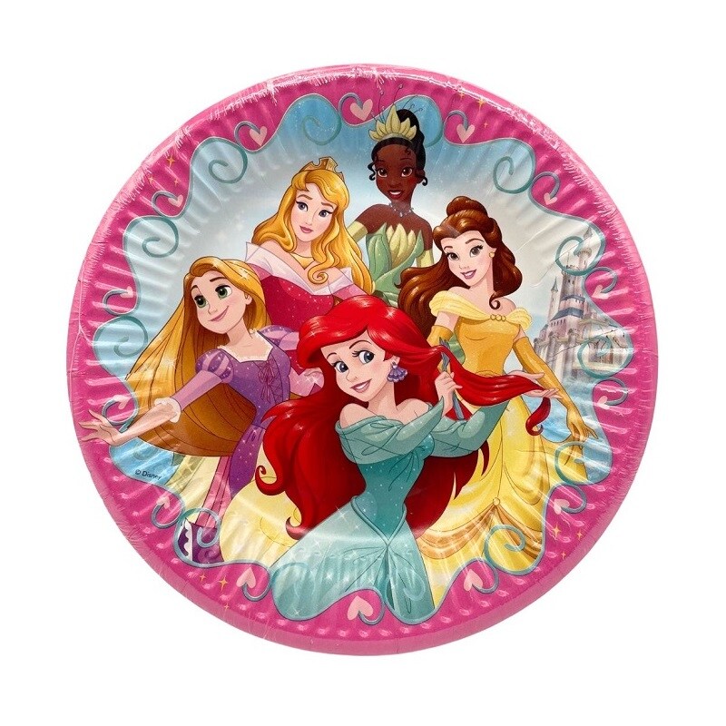 Disney Prinsessor - Assietter 8-pack