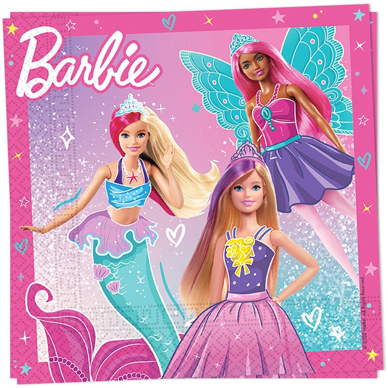 Barbie - Servetter 20-pack