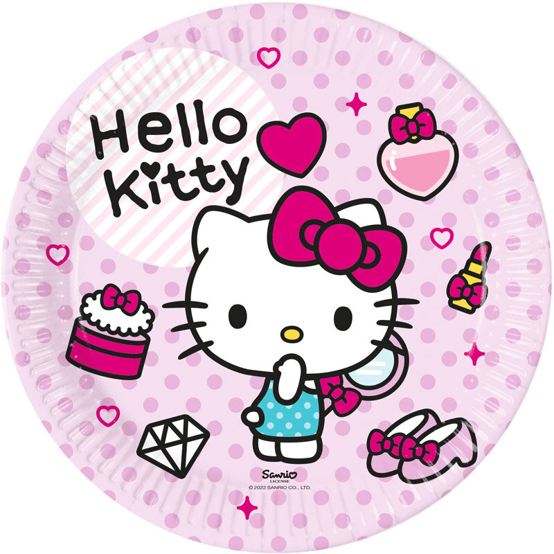 Hello Kitty  - Tallrikar 8-pack
