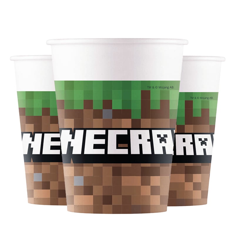 Minecraft - Pappmuggar 8-pack