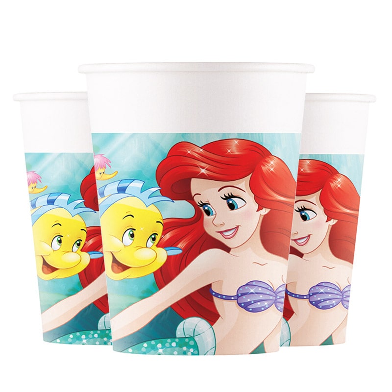 Ariel - Pappmuggar 8-pack