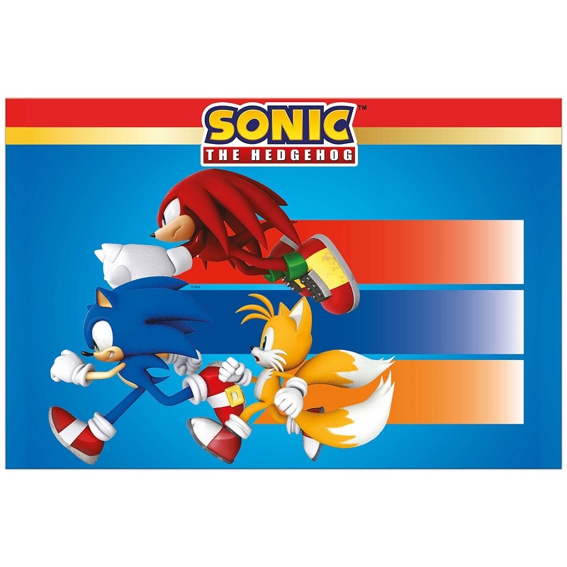 Sonic the Hedgehog - Bordsduk 120 x 180 cm