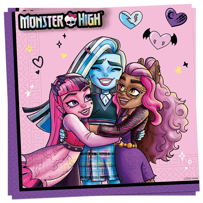 Monster High - Servetter 20-pack